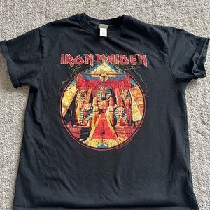 H&M Black Iron Maiden Graphic Tee